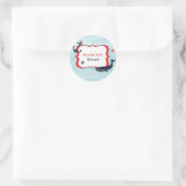 Danke, Anchor Whale Stickers (Tasche)