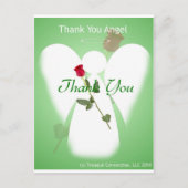 Danke Angel Postkarte (Vorderseite)