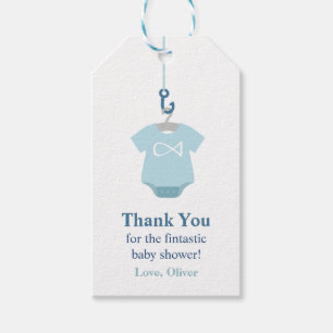Danke Angel-Themen-Baby-Party Geschenkanhänger