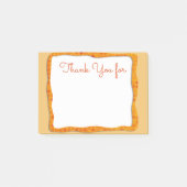 Danke Anmerkungen Post-it Klebezettel (Vorderseite)