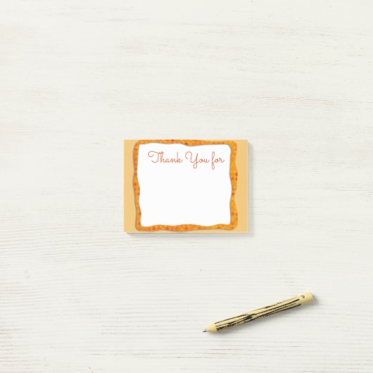 Danke Anmerkungen Post-it Klebezettel (Auf Schreibtisch)