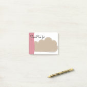 Danke Anmerkungen Post-it Klebezettel (Auf Schreibtisch)