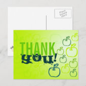 Danke Äpfel Postkarte (Vorne/Hinten)