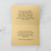 Danke, Apple für die Lehrerkarte Dankeskarte (Innenseite)