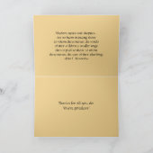 Danke, Apple für die Lehrerkarte Dankeskarte (Innenseite)