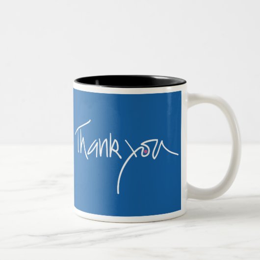 Danke aquamarine blaue coffe Tasse (Rechts)