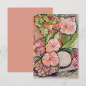 Danke Aquarell Stillleben (Vorne/Hinten)