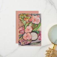 Danke Aquarell Stillleben