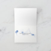 Danke auf blauem strukturiertem Hintergrund (Innenseite)