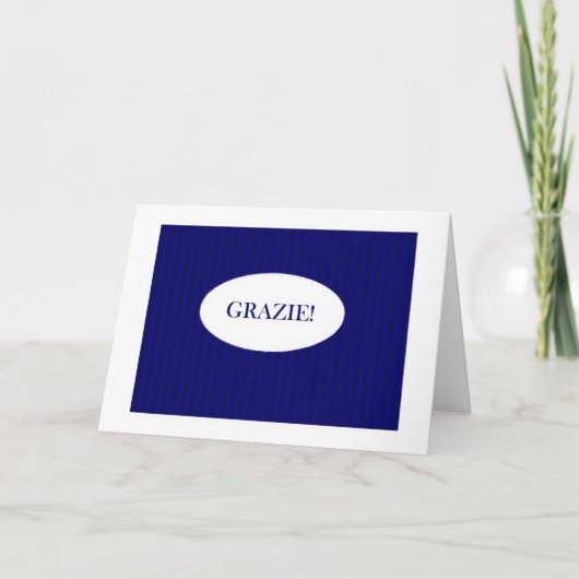 Danke auf italienisch (Vorderseite)