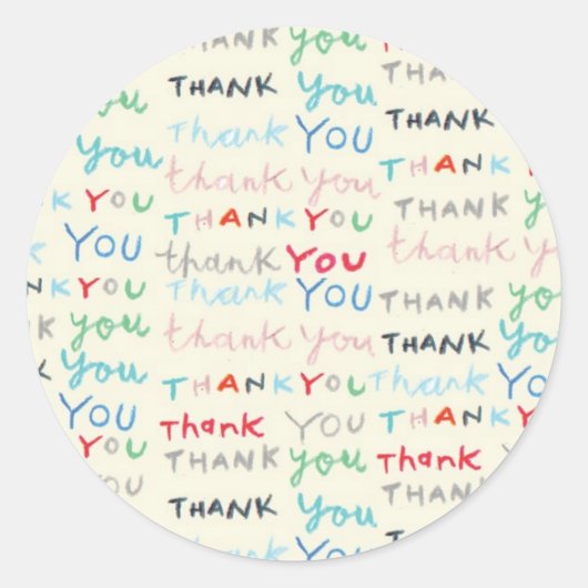 danke Aufkleber (Vorderseite)