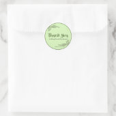 Danke - Aufkleber (Tasche)
