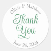 Danke, Aufkleber (Vorderseite)