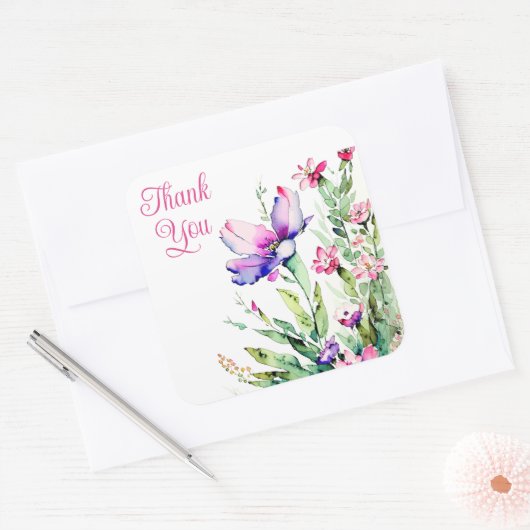 Danke, Aufkleber (Umschlag)