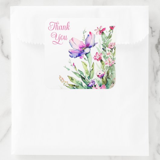 Danke, Aufkleber (Tasche)