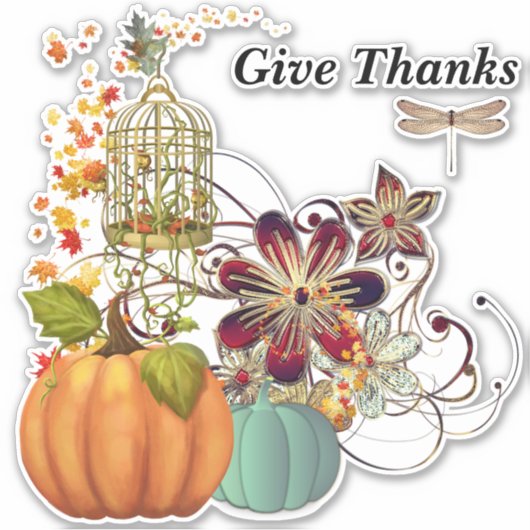 Danke Aufkleber (Vorderseite)