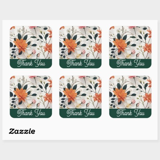 Danke, Aufkleber (Blatt)