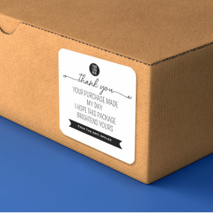 Danke Aufkleber – Branding für Kleinunternehmen