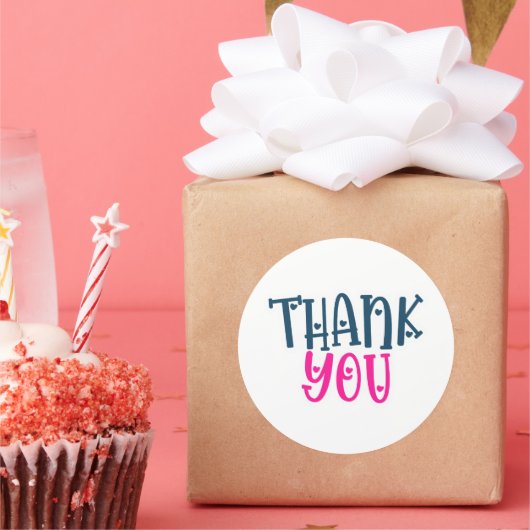 Danke - Aufkleber für kleine Unternehmen (Party)