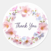 "Danke!"-Aufkleber Runder Aufkleber (Vorderseite)