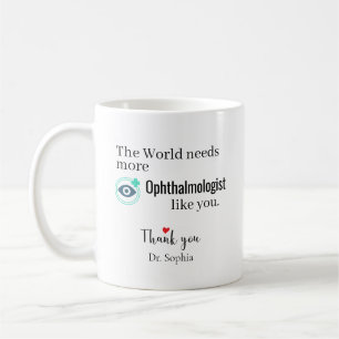 Danke Augenarzt Benutzerdefinierter Name Kaffeetasse