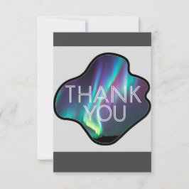 Danke, Aurora Borealis Dankeskarte