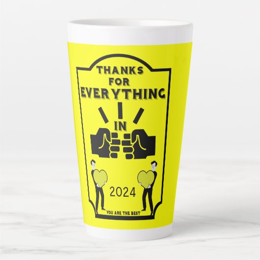 Danke aus dem Personal Milchtasse (Vorderseite)