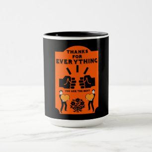 Danke aus dem Personal Tasse
