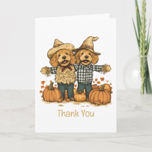 Danke Autumn Harvest Goldendoodle Hunde (Vorderseite)
