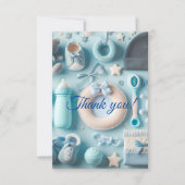 Danke, Baby Boy Cards Dankeskarte (Vorderseite)