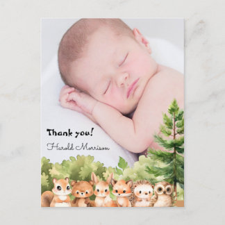 Danke, Baby Boy Dusche Postkarte