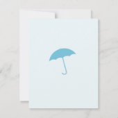 Danke, Baby Boy Duschkarte Dankeskarte (Rückseite)