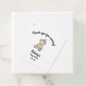 Danke Baby Boy Teddy Geschenkanhänger (Beispiel)