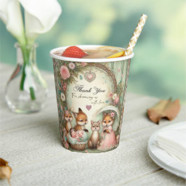 Danke, Baby Dusche Papierbecher