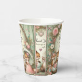 Danke, Baby Dusche Papierbecher (Links)