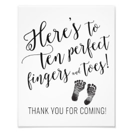 Danke Baby Dusche Schild