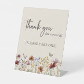 Danke, Baby Dusche Sockelschild (Vorderseite)