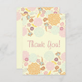 Danke Baby-Duschen-extravagantes modernes Blumen (Vorne/Hinten)