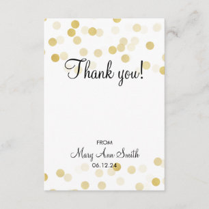 Danke Baby-Duschen-Goldfolien-Glitzer-Lichter