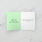 Danke Baby Duwer Elegante Pink Rattle (Innenseite)