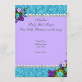 Danke Baby Duwer Girl Aquamarin Blue Lila (Rückseite)