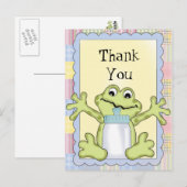 Danke Baby Frog Postcard Postkarte (Vorne/Hinten)