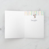 Danke Baby Geschenkspass Niedliche Maus Tier Karte (Innenseite)