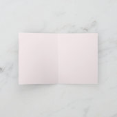 Danke, Baby Girl Shower Faltkarte Dankeskarte (Innenseite)