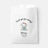 Danke, Baby Girl Teddy Geschenktütchen (Vorderseite)