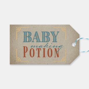 Danke Baby Making Potion Baby Dusche Geschenkanhänger