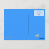 danke Baby Postkarte (Rückseite)
