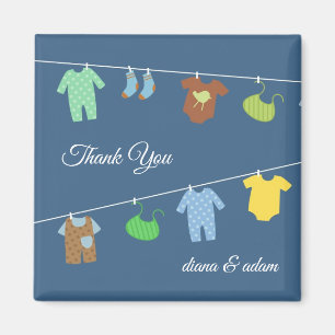 Danke, Baby Shower Magnet