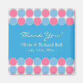 Danke, Baby Shower Magnet (Vorne)