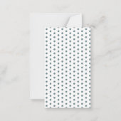 Danke Babydusche Aquarell niedlich Pandas grün Mitteilungskarte (Rückseite)